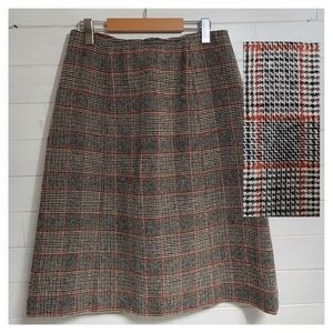 Pendelton Houndstooth skirt 100% pure wool